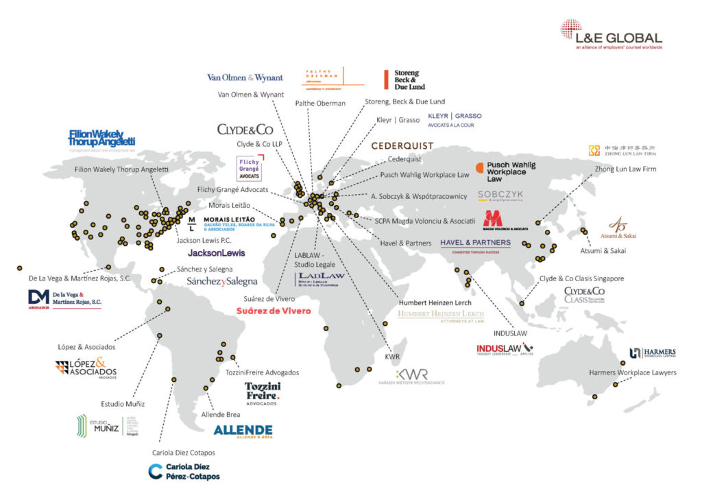 Mapa L&E Global